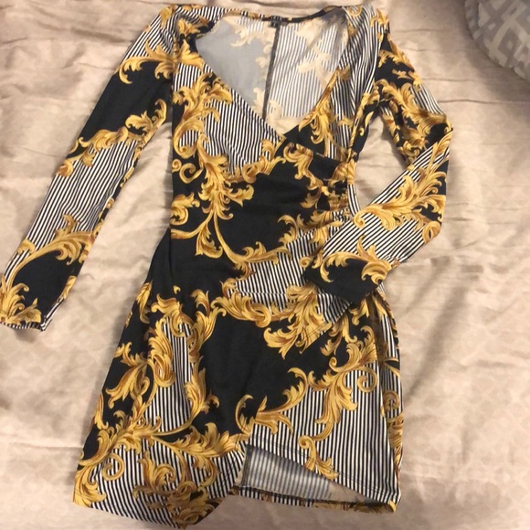 versace looking dress